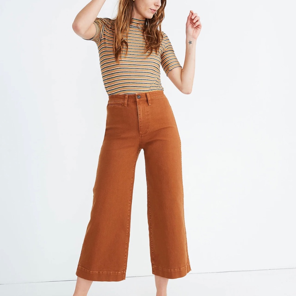 Madewell Emmett Wide Leg Crop - 28